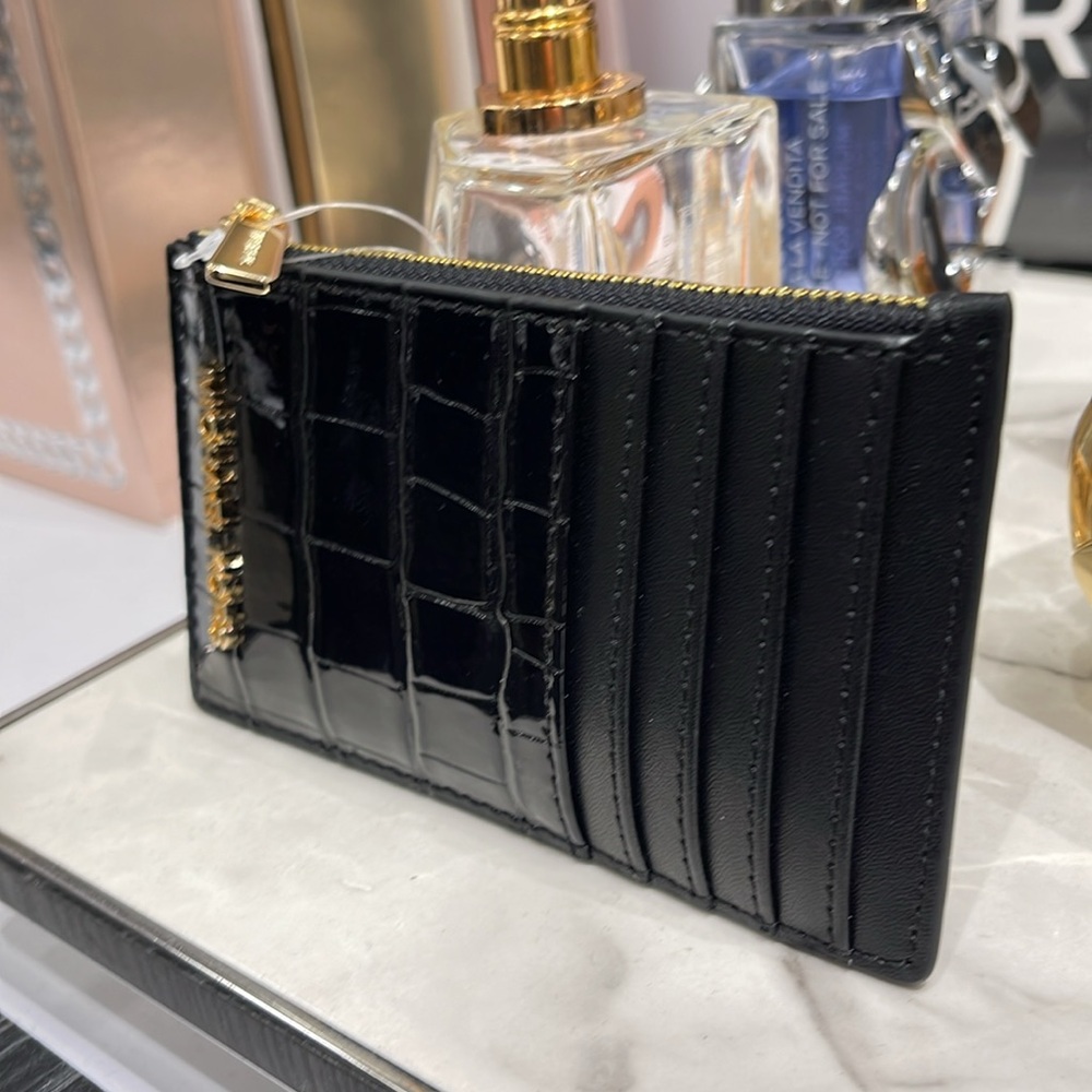 MICHAEL KORS JET SET TRAVEL MEDIUM TZ CARD CASE IN BLACK CROCODILE
NWT - Picture 9 of 16